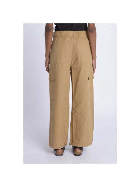 Pantalones cargo de algodón Berenice marrón