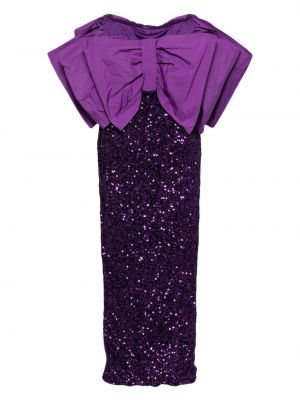 Vakarinė suknelė su lankeliu Rotate violetinė