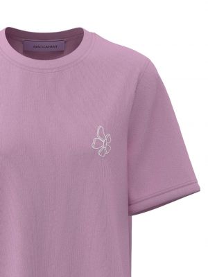 T-shirt aus baumwoll Margherita Maccapani pink