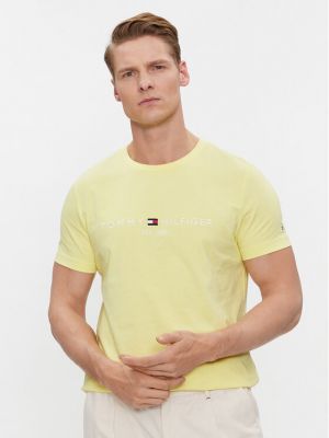 Marškinėliai Tommy Hilfiger geltona