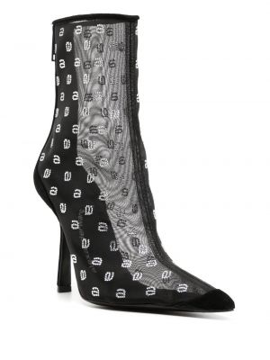 Tinklinės auliniai batai su kristalais Alexander Wang juoda