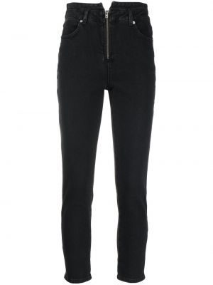 Skinny fit-jeans Ba&sh svart