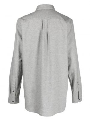 Chemise en coton avec manches longues Closed gris