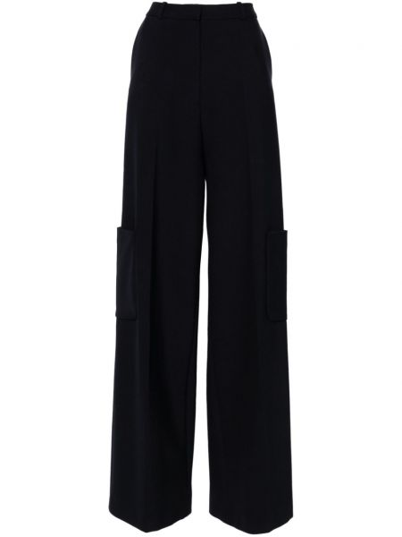 Pantalon palazzo avec poches Viktor & Rolf bleu