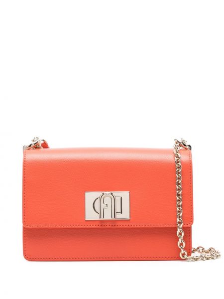 Чанта през рамо Furla оранжево