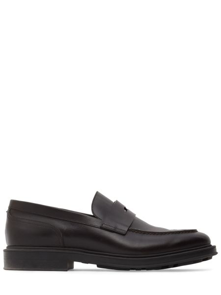 Skinn loafers Loro Piana brun