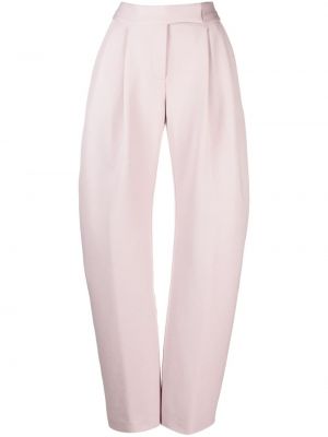 Pantaloni baggy The Attico rosa
