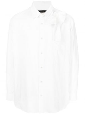 Риза с панделка Yohji Yamamoto бяло
