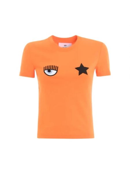 Koszulka Chiara Ferragni Collection pomarańczowa