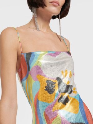 Midi haljina s cvjetnim printom Etro