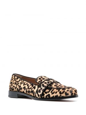 Loafer mit print mit leopardenmuster Aquazzura