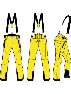 Spodnie Alpine Pro żółte