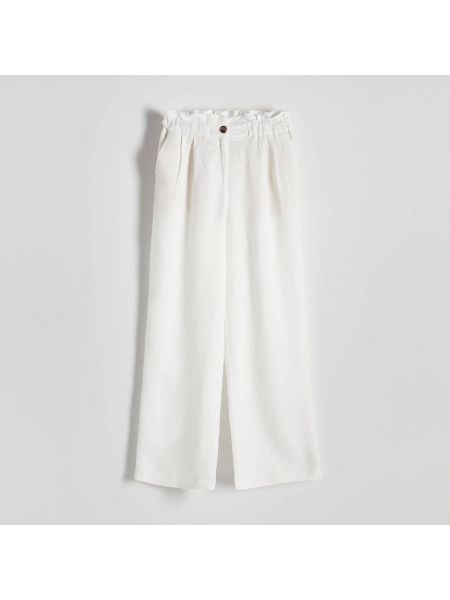 Kalhoty Reserved bílé