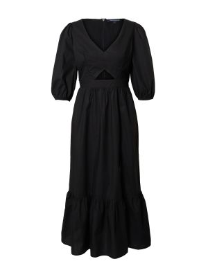Μίντι φόρεμα French Connection μαύρο