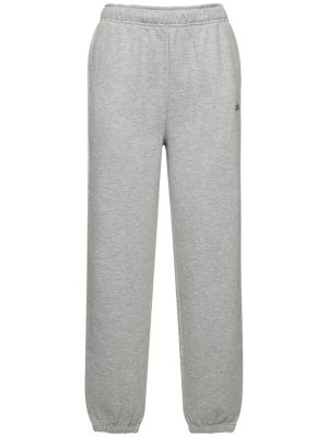 Fleecové sportovní kalhoty Alo Yoga šedé