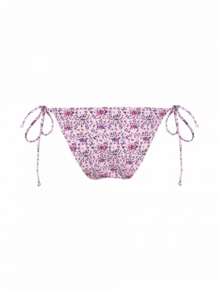 Bikini de flores Ganni rosa
