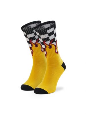 Ψηλές κάλτσες Vans κίτρινο