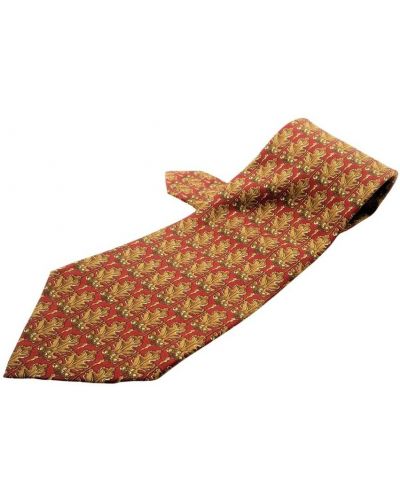 Krawat vintage Hermès Vintage, brązowy