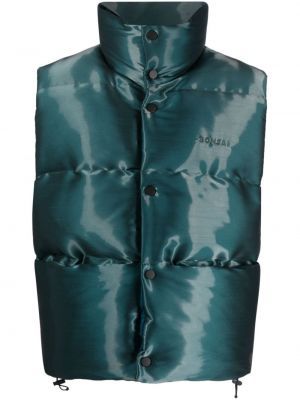 Péřová vesta Bonsai modrá