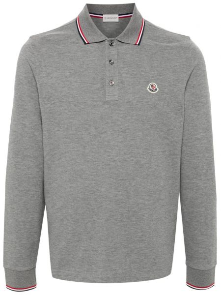 Poloshirt Moncler grå