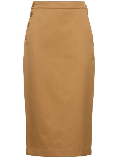 Bomuld pencil skirt Max Mara beige