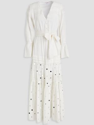 Sukienka długa bawełniana Sundress, biały