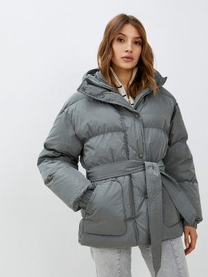 Утепленная демисезонная куртка Moona Store хаки