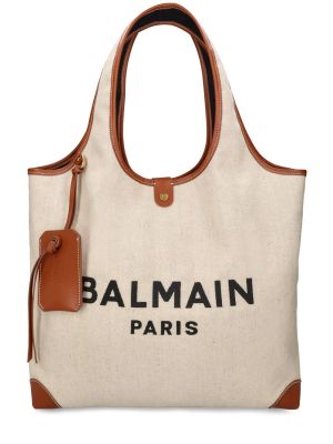 Shopper kabelka s výšivkou Balmain