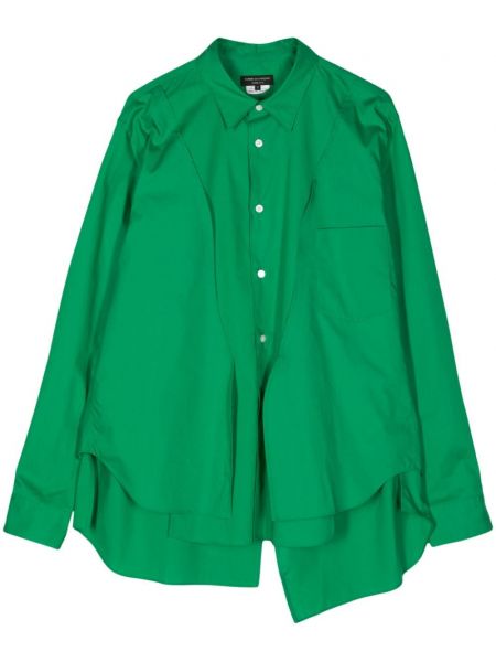 Asymetrická košeľa Comme Des Garçons Homme Plus zelená