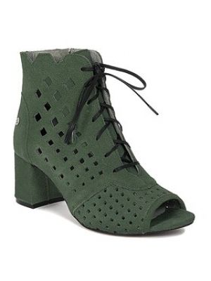 Členkové topánky Maciejka zelená