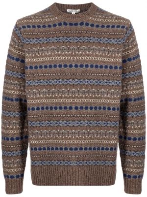 Pleten pulover Alex Mill rjava