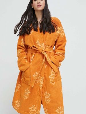 Памучен халат Oas оранжево