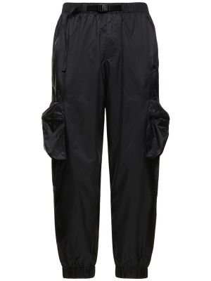 Плетени карго панталони Nike черно