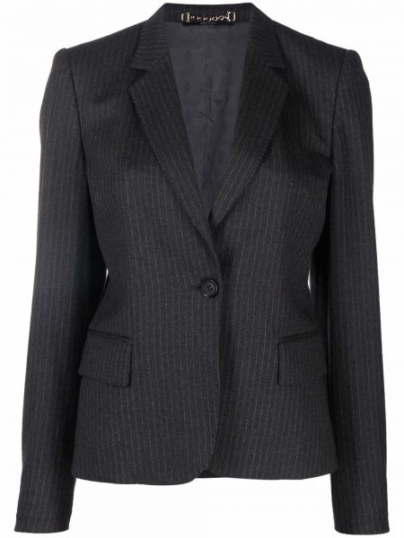 Blazer a rayas Gucci Pre-owned gris