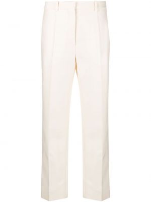 Панталон с ниска талия Lanvin бяло