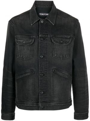 Джинсовая куртка Tom Ford, черная