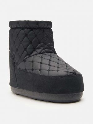 Prošivene čizme za snijeg Moon Boot crna