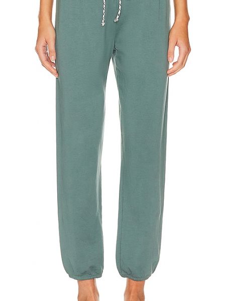 Pantalones de chándal de tejido fleece Monrow verde