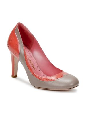 Pantofi cu toc cu toc Sarah Chofakian roșu