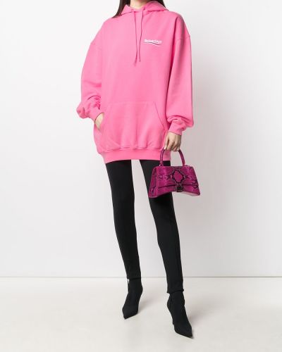 Sudadera con capucha Balenciaga rosa