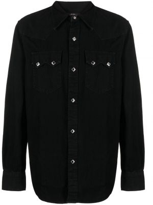 Medvilninė marškiniai Ralph Lauren Rrl juoda