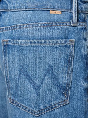 Daunen jeans mit absatz Mother blau