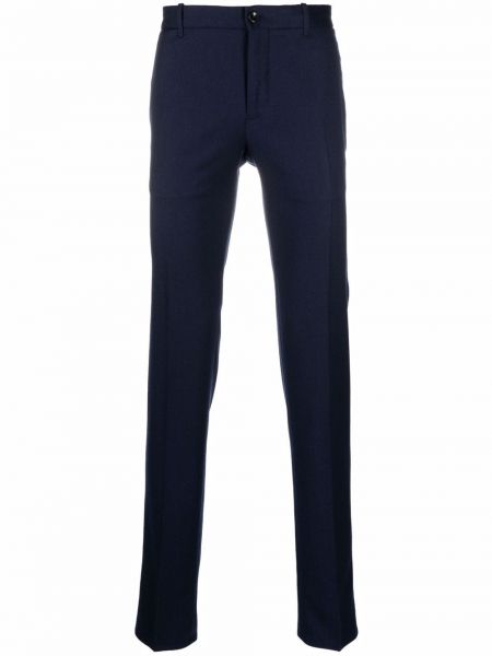 Pantalones chinos slim fit Incotex azul