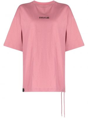 T-shirt con stampa Izzue rosa