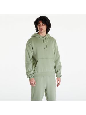 Fleece φούτερ με κουκούλα Nike πράσινο