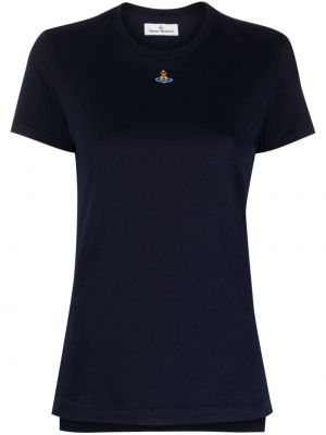Тениска Vivienne Westwood синьо
