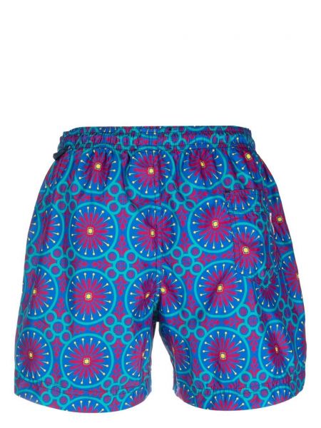Shorts à imprimé à motif géométrique Peninsula Swimwear