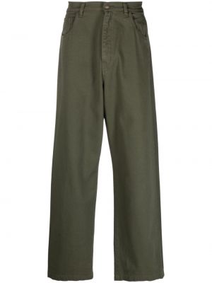 Bavlněné rovné kalhoty Société Anonyme zelené