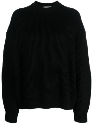 Пуловер от мерино вълна Studio Nicholson черно