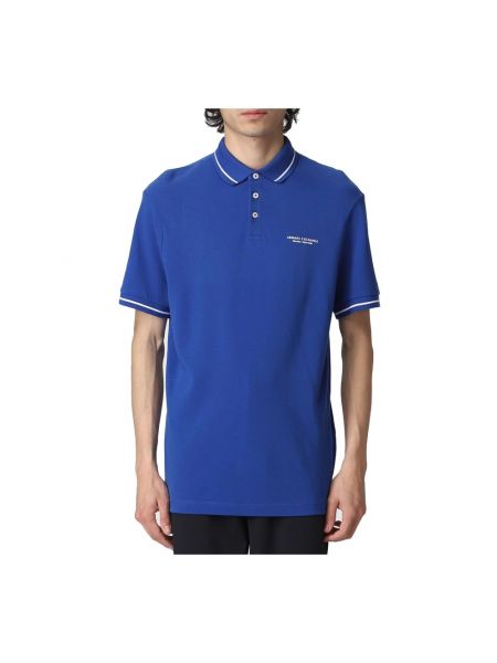 Poloshirt mit kurzen ärmeln Armani Exchange blau